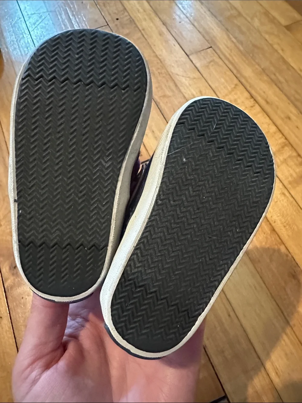 Kids Navy and Pink Sperry Boat Shoes